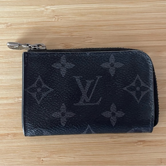 Louis Vuitton Other - Louis Vuitton Black Monogram Eclipse Zip Up Wallet